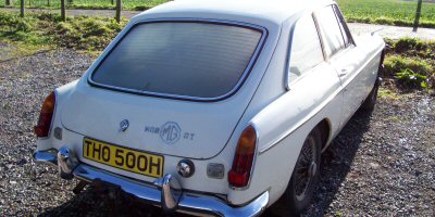 White MGB GT White MGB GT